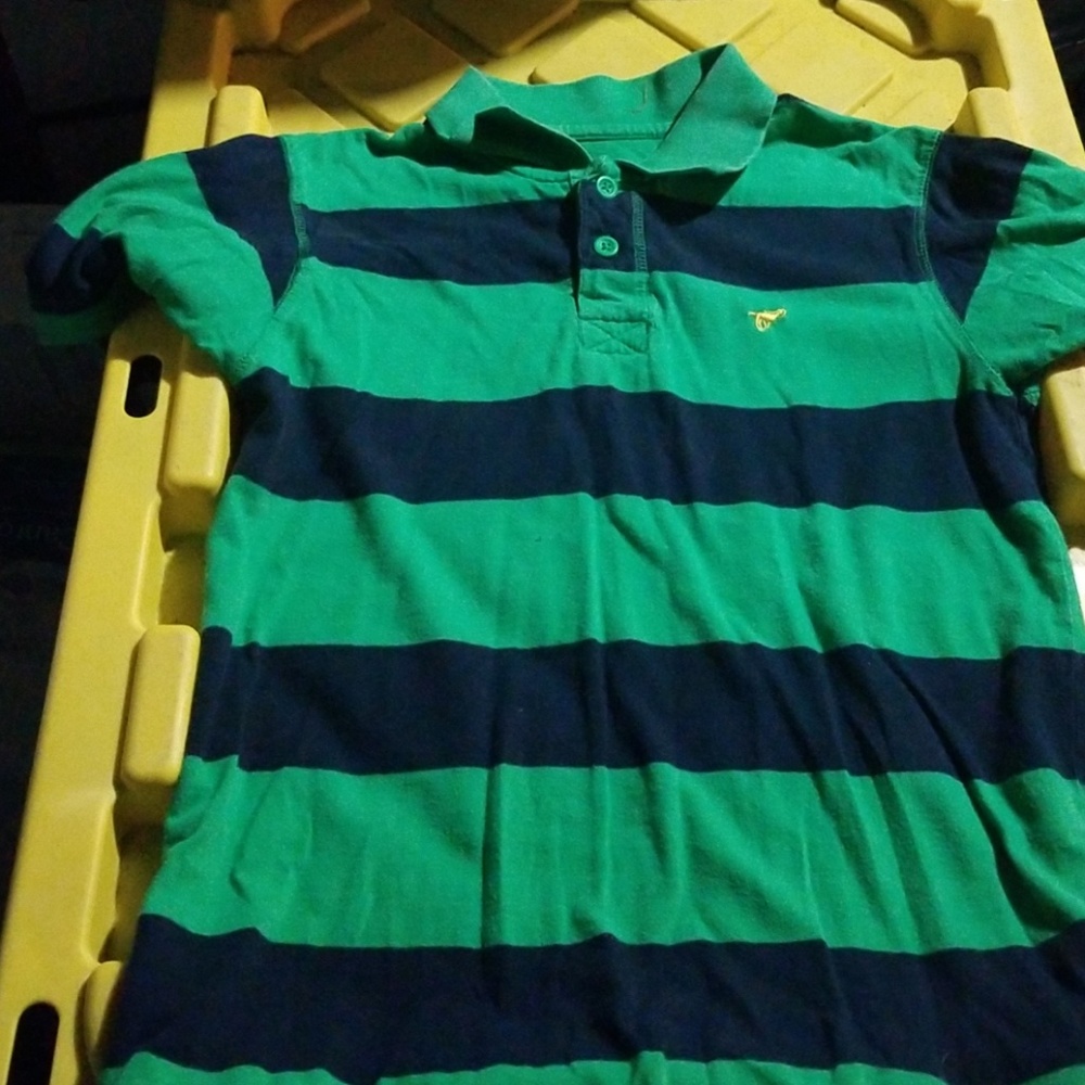 Boy's Striped Polo
